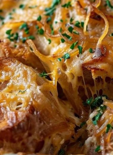 french onion soup casserole a hearty cheesy delight perfect for any occasion