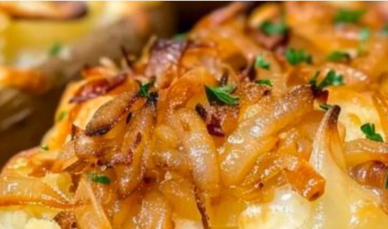 french onion stuffed potatoes a gourmet twist on a classic comfort dish