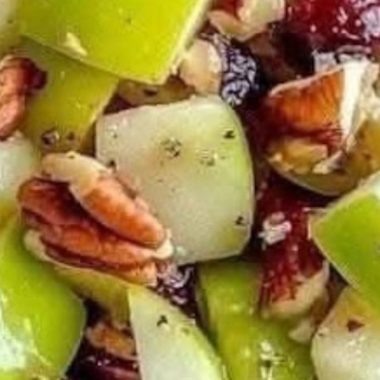 fresh apple cranberry pecan salad a vibrant crunchy delight