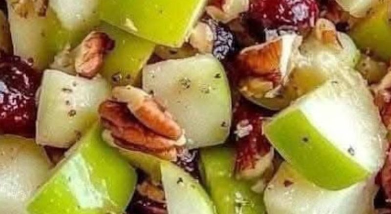 fresh apple cranberry pecan salad a vibrant crunchy delight