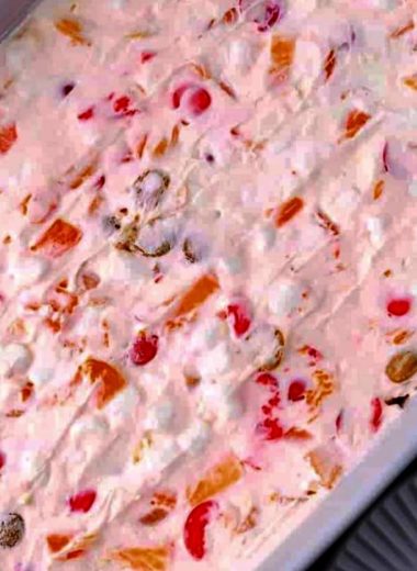 frozen fruit salad a vintage delight for holidays and summer