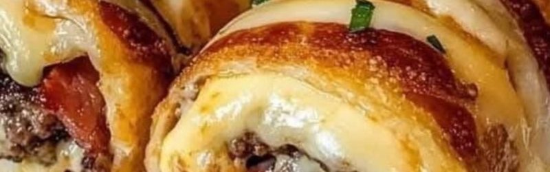 garlic butter bacon cheeseburger rollups easy juicy and irresistible party appetizer