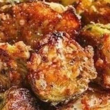 garlic parmesan roasted brussels sprouts easy crispy and flavorful side dish