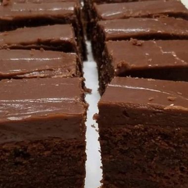 grandmas best fudgy brownies recipe with chocolate frosting