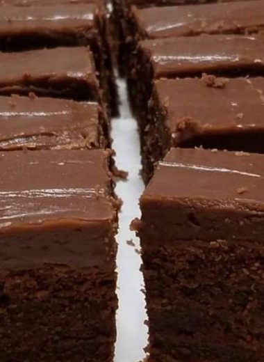 grandmas best fudgy brownies recipe with chocolate frosting