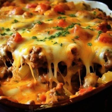 grandmas secret beef lombardi casserole a hearty family favorite