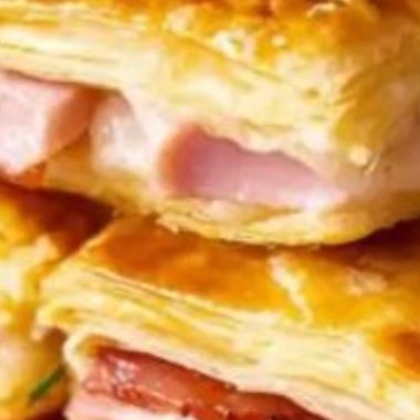 ham and cheese puff pastry pockets easy flaky and irresistible