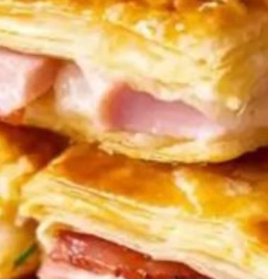 ham and cheese puff pastry pockets easy flaky and irresistible