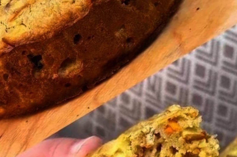 healthy baked oatmeal with carrots and fruits a nutritious breakfast recipe
