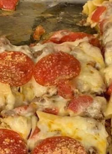 healthy pepperoni pizza casserole recipe low carb high protein comfort food