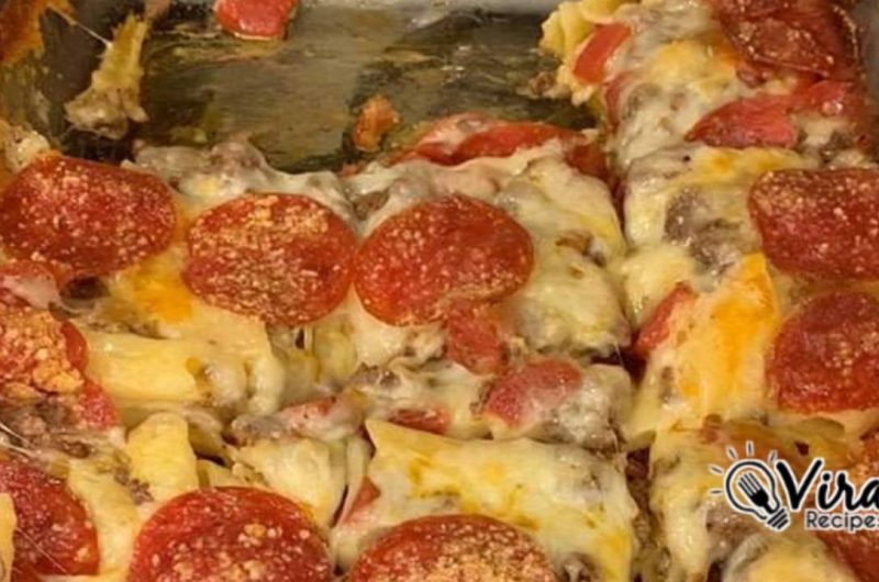 healthy pepperoni pizza casserole recipe low carb high protein comfort food