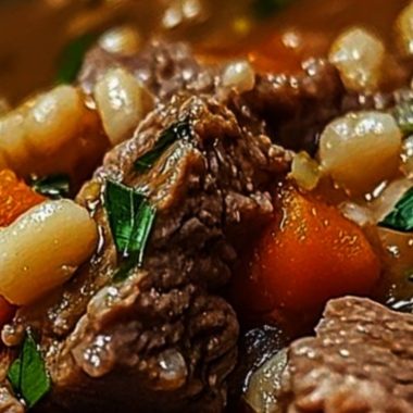 hearty beef and barley soup a comforting and nutritious meal