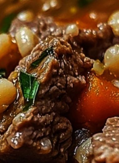 hearty beef and barley soup a comforting and nutritious meal