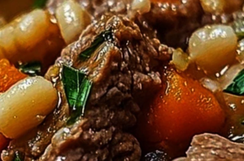 hearty beef and barley soup a comforting and nutritious meal