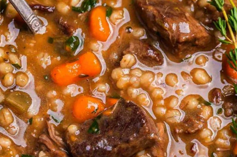 hearty beef and barley soup recipe comforting nutritious and easy to make
