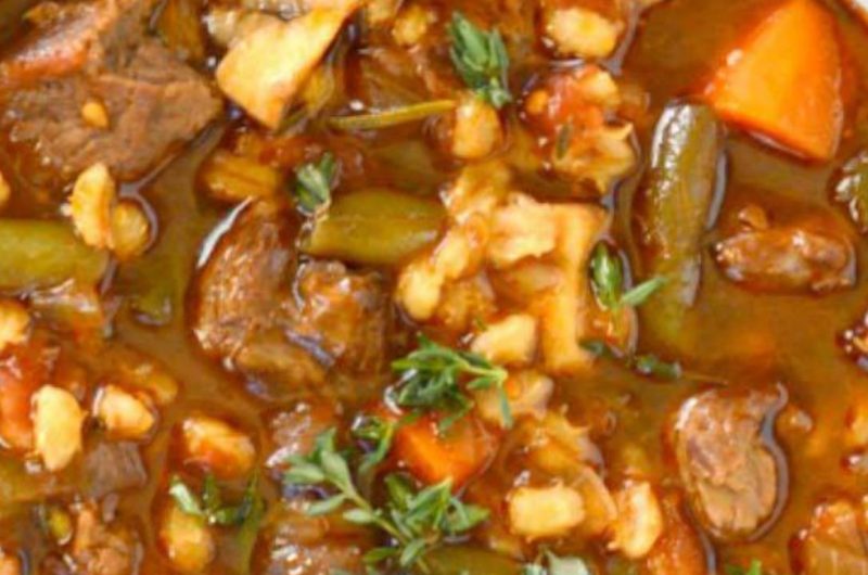 hearty beef barley soup recipe comforting nutritious and easy to make