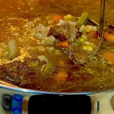 hearty beef barley vegetable soup recipe comforting and nutritious