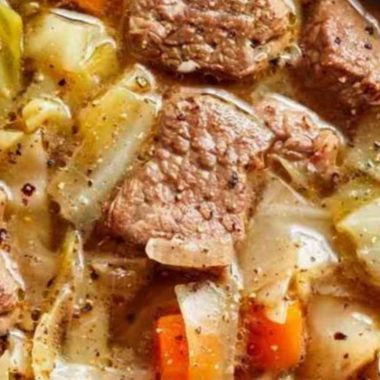 hearty cabbage soup with beef a comforting and nutritious meal