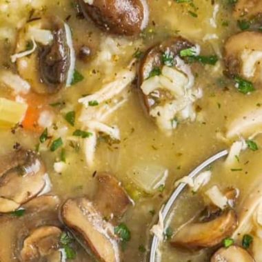 hearty chicken and mushroom soup recipe comforting easy and healthy