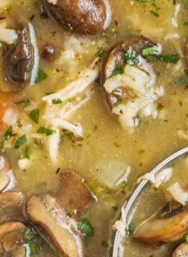hearty chicken and mushroom soup recipe comforting easy and healthy