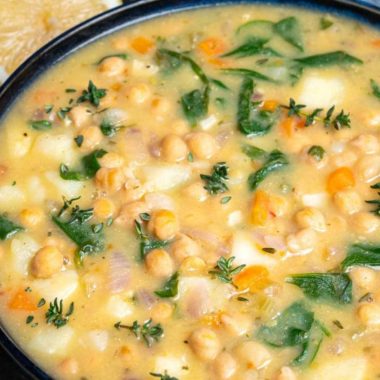 hearty chickpea potato soup a comforting vegan delight