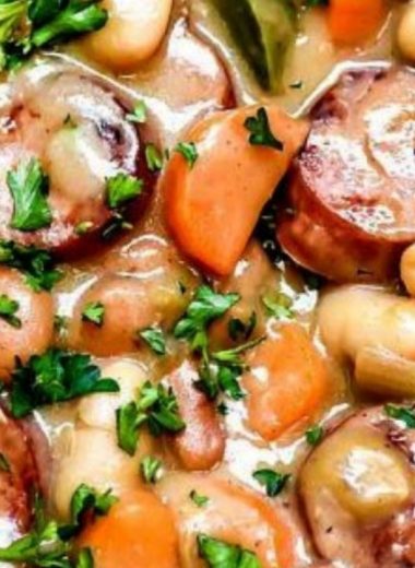 hearty creamy bean soup with sausage a comforting one pot meal