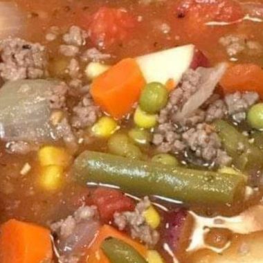hearty ground beef vegetable soup recipe easy healthy and delicious