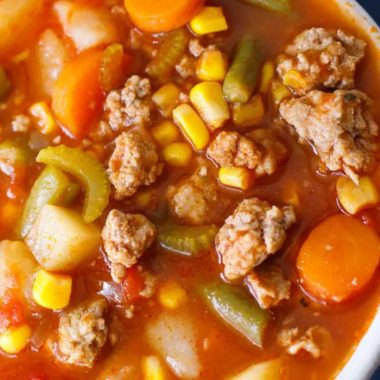 hearty ground turkey vegetable soup recipe healthy easy and delicious