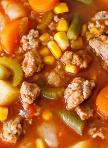 hearty ground turkey vegetable soup recipe healthy easy and delicious