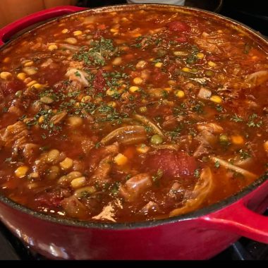 hearty homemade beef vegetable soup recipe comfort in a bowl