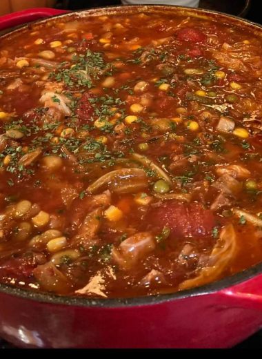 hearty homemade beef vegetable soup recipe comfort in a bowl