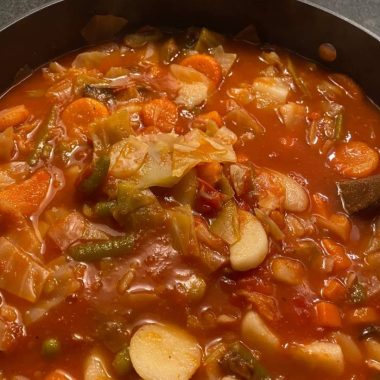 hearty homemade cabbage soup recipe easy healthy and delicious