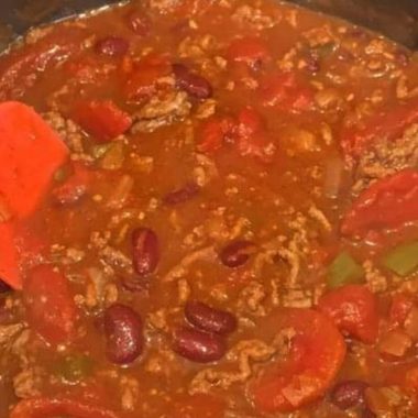 hearty homemade chili with mixed beans a comforting family favorite