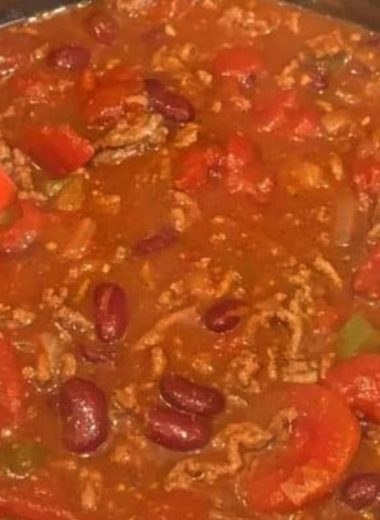 hearty homemade chili with mixed beans a comforting family favorite