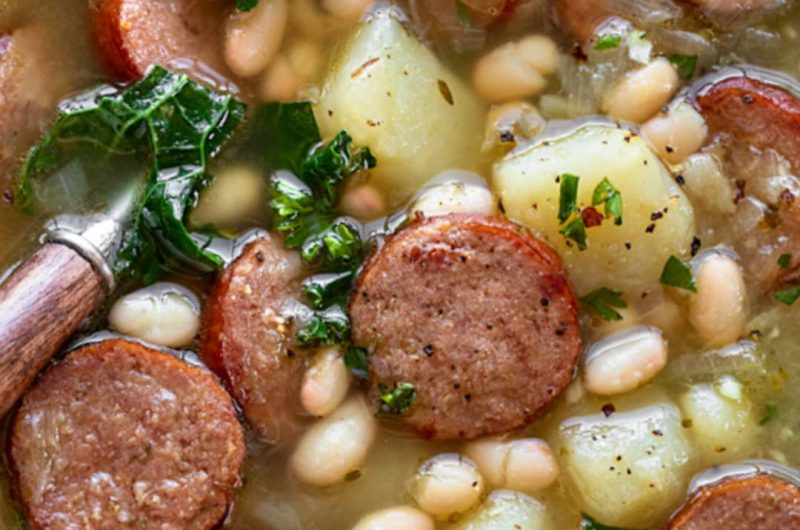 hearty smoked sausage and kale soup recipe easy comforting and healthy