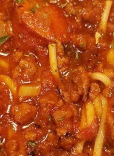 hearty spaghetti with sausage and ground beef a quick and easy family favorite