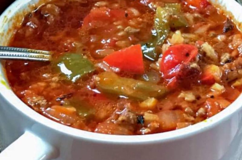 hearty stuffed pepper soup recipe a comforting one pot meal 1