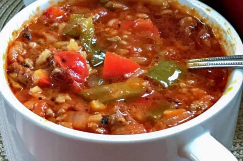 hearty stuffed pepper soup recipe a comforting one pot meal 2