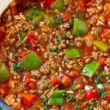 hearty stuffed pepper soup recipe a comforting one pot meal