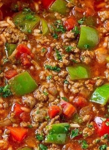 hearty stuffed pepper soup recipe a comforting one pot meal