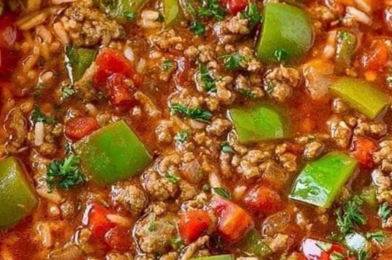 hearty stuffed pepper soup recipe a comforting one pot meal