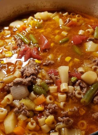 hearty vegetable beef minestrone soup recipe a comforting classic