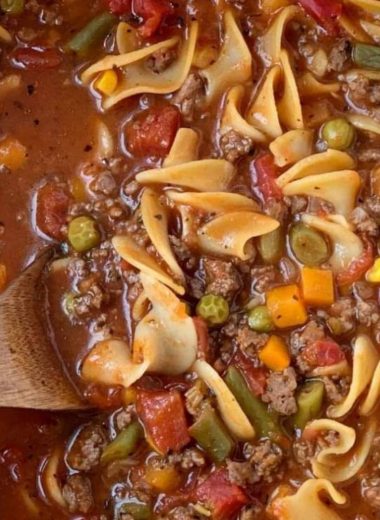 hearty vegetable beef noodle soup recipe easy flavorful and family approved
