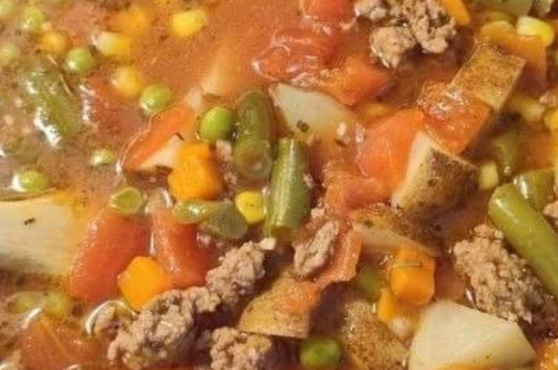 hearty vegetable beef soup recipe a comforting and nutritious meal