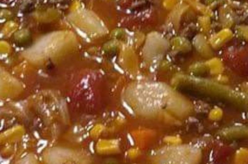 hearty vegetable beef soup recipe comforting healthy and easy to make