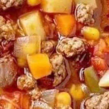 hearty vegetable beef soup recipe easy healthy and delicious