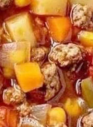 hearty vegetable beef soup recipe easy healthy and delicious
