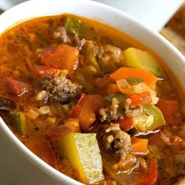 hearty zucchini tomato italian sausage soup recipe easy flavorful and comforting