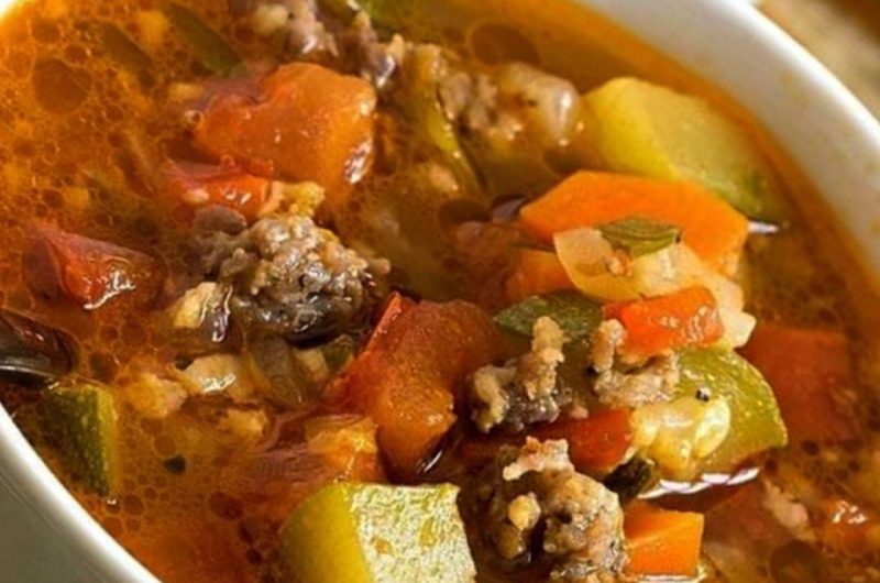 hearty zucchini tomato italian sausage soup recipe easy flavorful and comforting