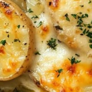 herb infused potatoes au gratin foil packets with leeks easy creamy and perfect for grilling